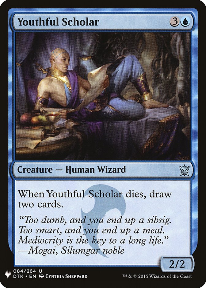 Youthful Scholar [Mystery Booster] | Tables and Towers