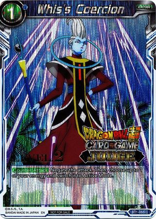 Whis's Coercion (Level 2) (BT1-055) [Judge Promotion Cards] | Tables and Towers