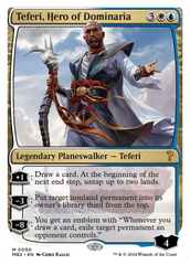 Teferi, Hero of Dominaria (White Border) [Mystery Booster 2] | Tables and Towers