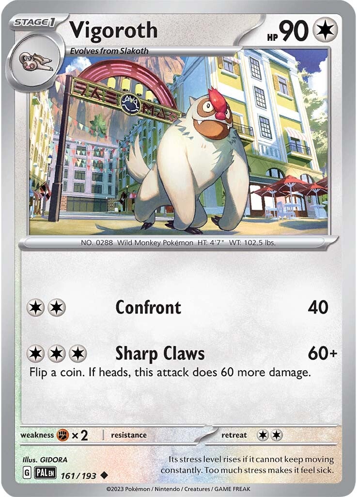 Vigoroth (161/193) [Scarlet & Violet: Paldea Evolved] | Tables and Towers