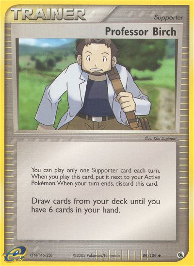 Professor Birch (89/109) [EX: Ruby & Sapphire] | Tables and Towers