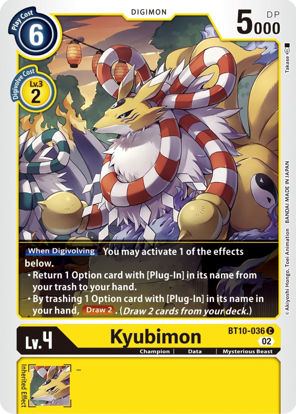 Kyubimon [BT10-036] [Xros Encounter] | Tables and Towers