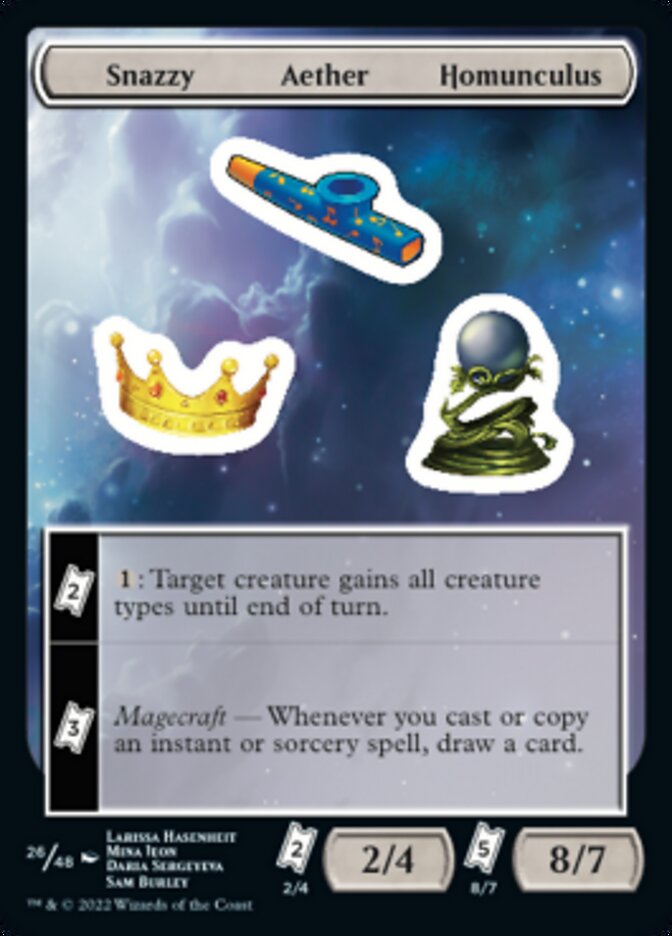 Snazzy Aether Homunculus [Unfinity Stickers] | Tables and Towers