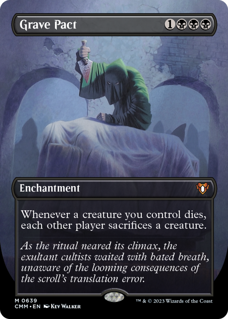 Grave Pact (Borderless Alternate Art) [Commander Masters] | Tables and Towers