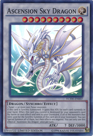 Ascension Sky Dragon [YCSW-EN007] Super Rare | Tables and Towers