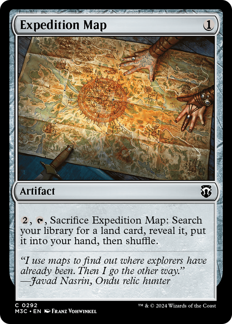 Expedition Map (Ripple Foil) [Modern Horizons 3 Commander] | Tables and Towers