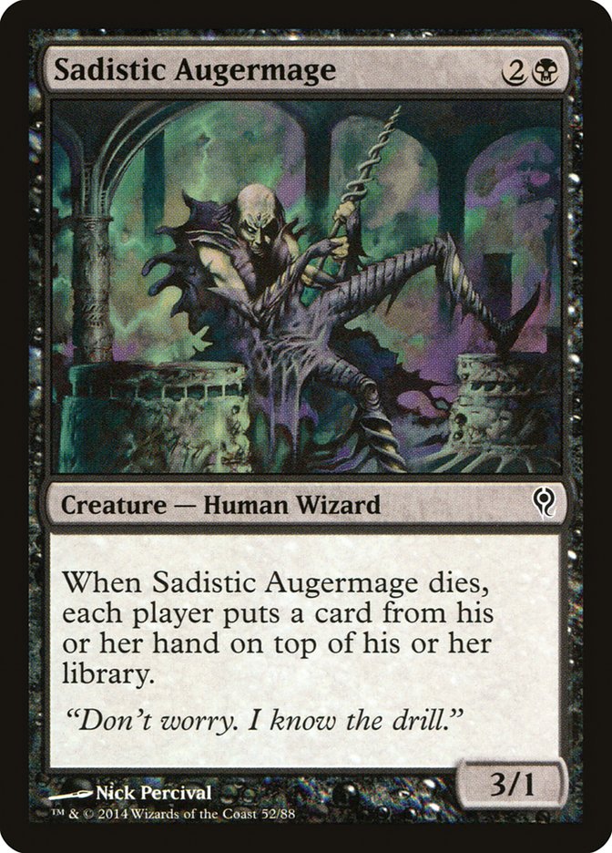 Sadistic Augermage [Duel Decks: Jace vs. Vraska] | Tables and Towers