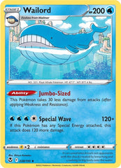 Wailord (038/195) [Sword & Shield: Silver Tempest] | Tables and Towers