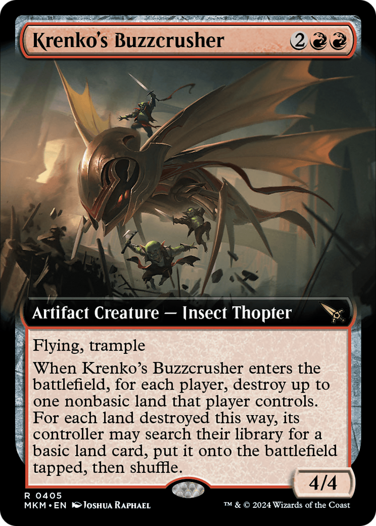 Krenko's Buzzcrusher (Extended Art) [Murders at Karlov Manor] | Tables and Towers