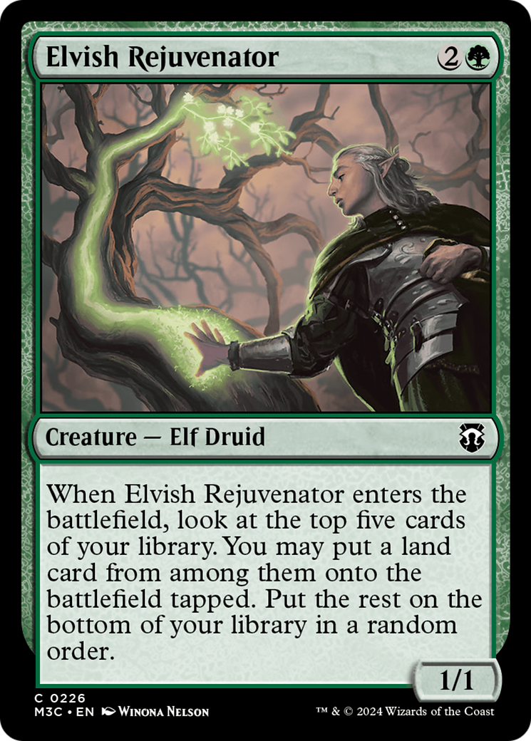 Elvish Rejuvenator (Ripple Foil) [Modern Horizons 3 Commander] | Tables and Towers