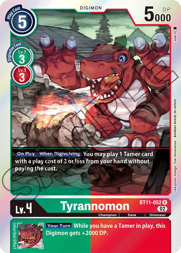 Tyrannomon [BT11-052] [Dimensional Phase] | Tables and Towers