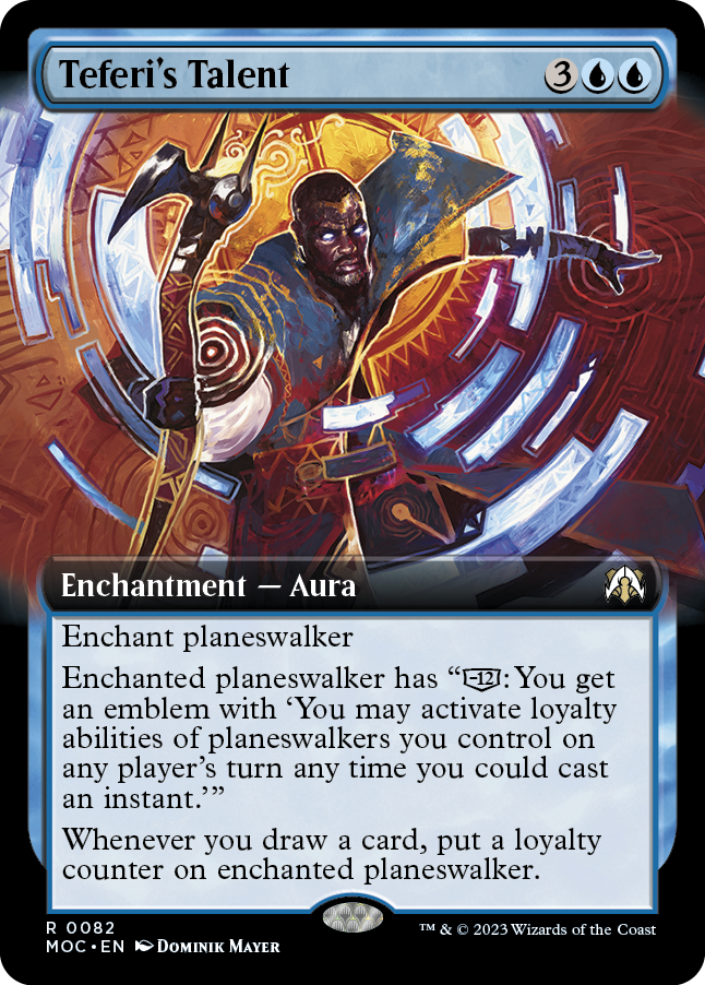 Teferi's Talent (Extended Art) [March of the Machine Commander] | Tables and Towers