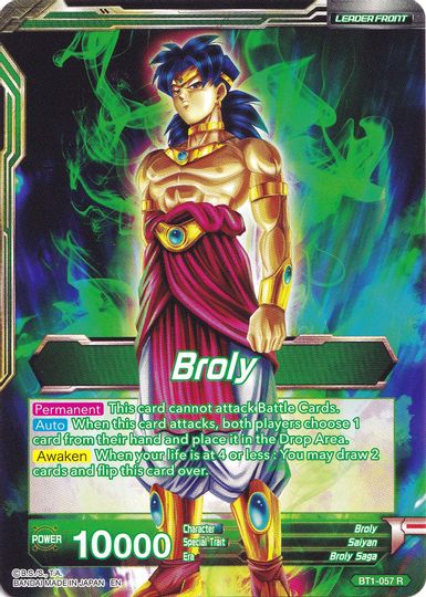 Broly // Broly, The Legendary Super Saiyan (Collector's Selection Vol. 1) (BT1-057) [Promotion Cards] | Tables and Towers