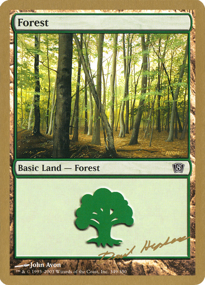 Forest (dh349) (Dave Humpherys) [World Championship Decks 2003] | Tables and Towers