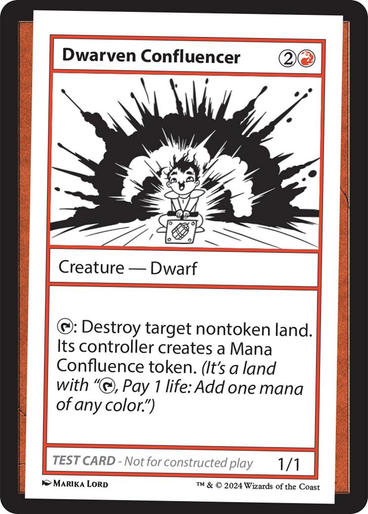 Dwarven Confluencer [Mystery Booster 2 Playtest Cards] | Tables and Towers