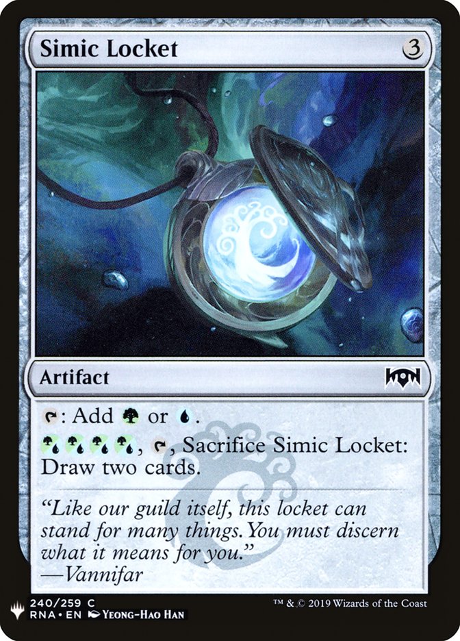 Simic Locket [Mystery Booster] | Tables and Towers