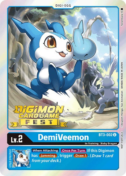 DemiVeemon [BT3-002] (Digimon Card Game Fest 2022) [Release Special Booster Promos] | Tables and Towers