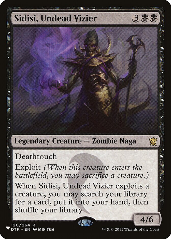 Sidisi, Undead Vizier [The List] | Tables and Towers