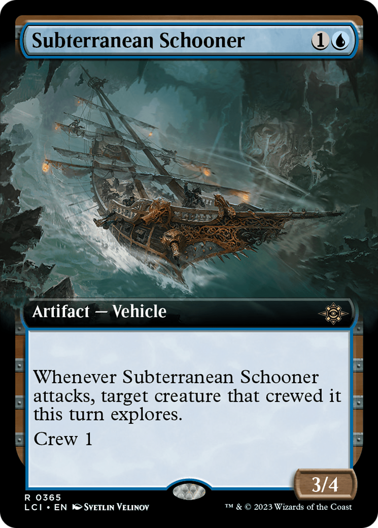 Subterranean Schooner (Extended Art) [The Lost Caverns of Ixalan] | Tables and Towers