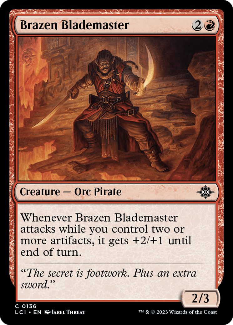 Brazen Blademaster [The Lost Caverns of Ixalan] | Tables and Towers