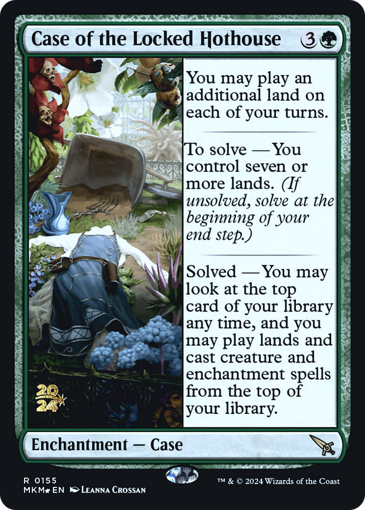 Case of the Locked Hothouse [Murders at Karlov Manor Prerelease Promos] | Tables and Towers