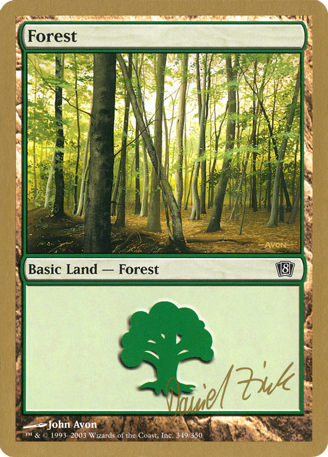 Forest (dz349) (Daniel Zink) [World Championship Decks 2003] | Tables and Towers