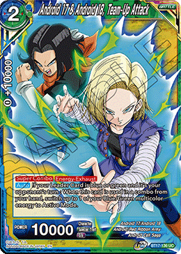 Android 17 & Android 18, Team-Up Attack (BT17-136) [Ultimate Squad] | Tables and Towers