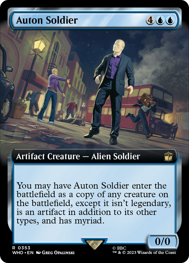 Auton Soldier (Extended Art) [Doctor Who] | Tables and Towers