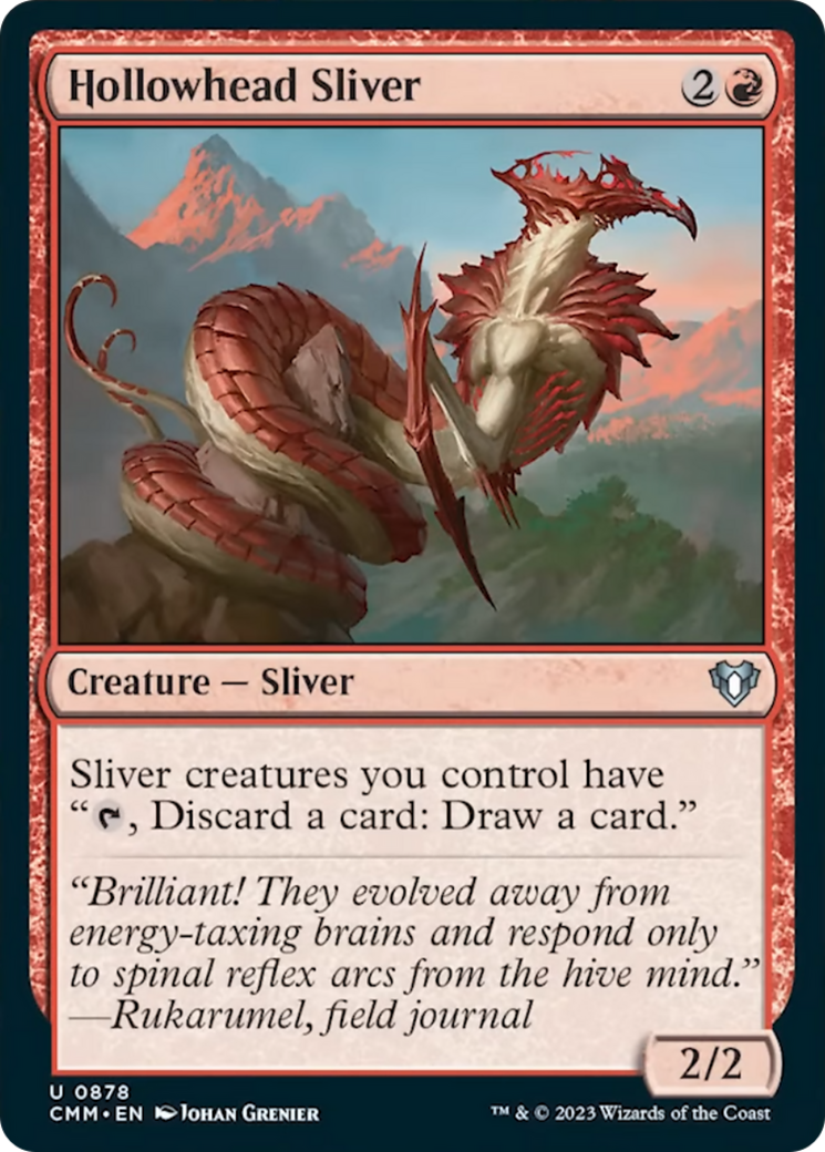 Hollowhead Sliver [Commander Masters] | Tables and Towers