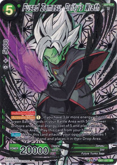 Fused Zamasu, Deity's Wrath (Collector's Selection Vol. 1) (DB1-057) [Promotion Cards] | Tables and Towers