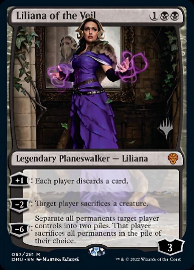 Liliana of the Veil (Promo Pack) [Dominaria United Promos] | Tables and Towers