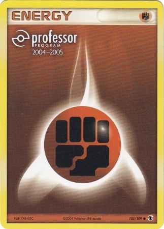 Fighting Energy (105/109) (2004 2005) [Professor Program Promos] | Tables and Towers