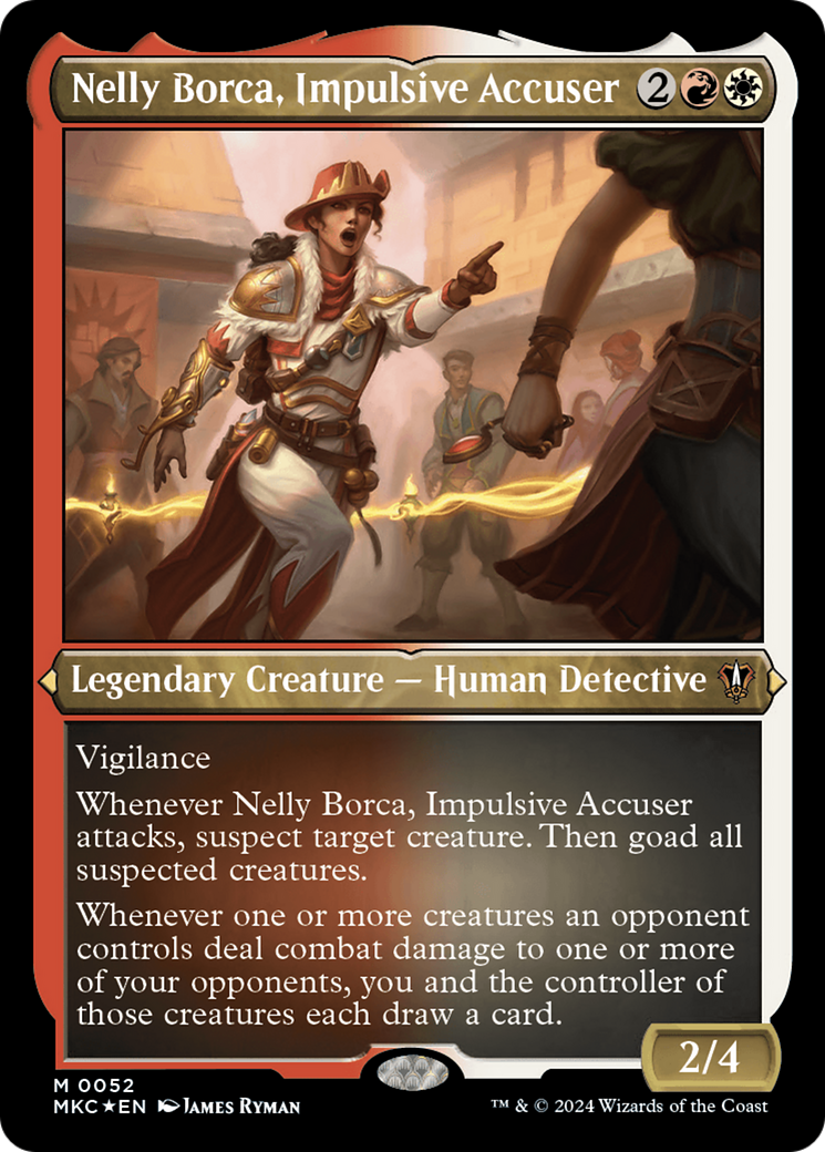 Nelly Borca, Impulsive Accuser (Display Commander) [Murders at Karlov Manor Commander] | Tables and Towers