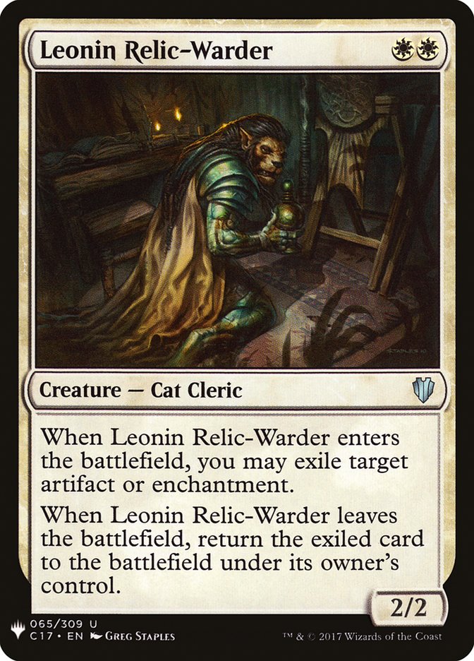 Leonin Relic-Warder [Mystery Booster] | Tables and Towers