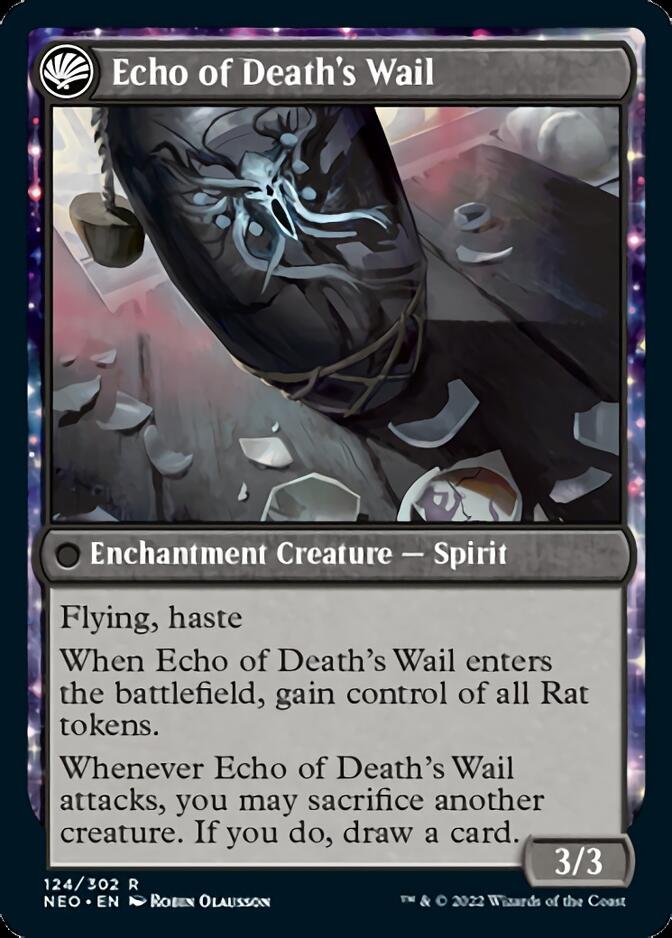 Tribute to Horobi // Echo of Death's Wail [Kamigawa: Neon Dynasty] | Tables and Towers