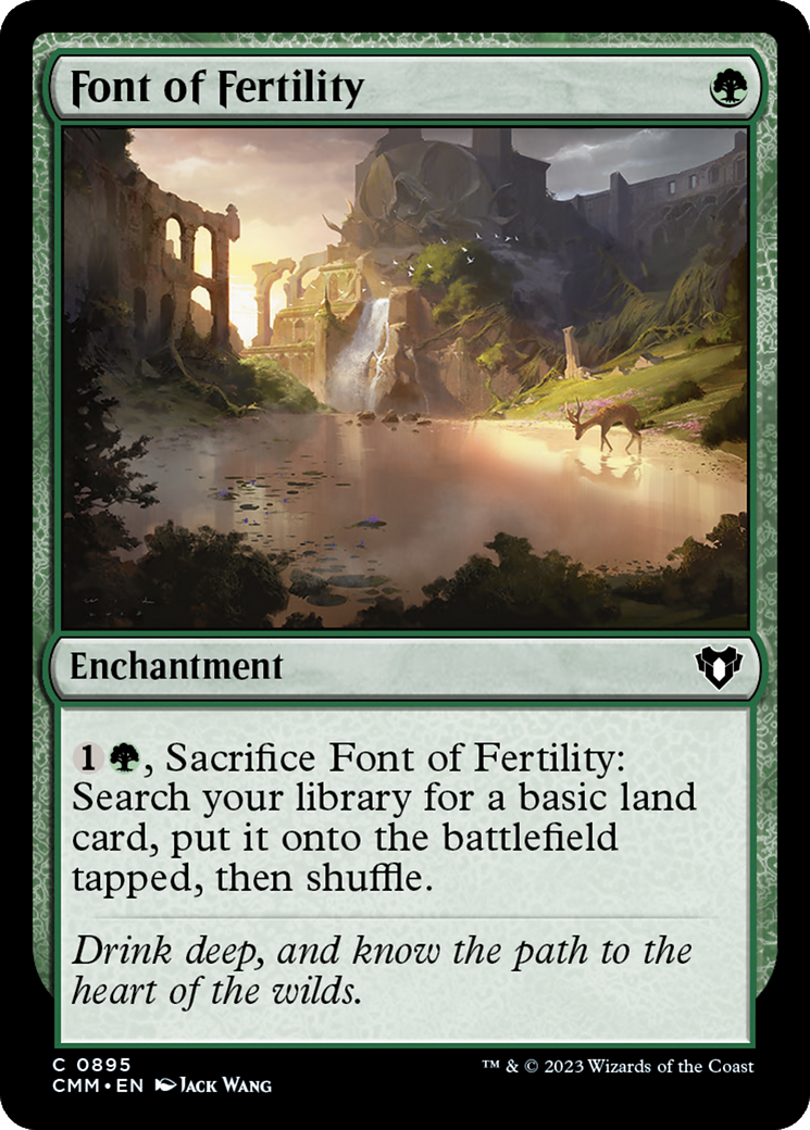 Font of Fertility [Commander Masters] | Tables and Towers