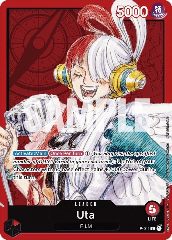 Uta (One Piece Film Red) [One Piece Promotion Cards] | Tables and Towers