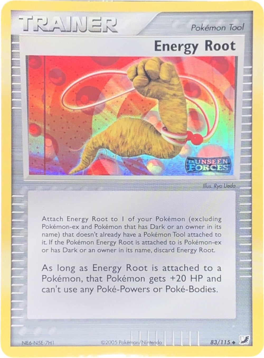 Energy Root (83/115) (Stamped) [EX: Unseen Forces] | Tables and Towers