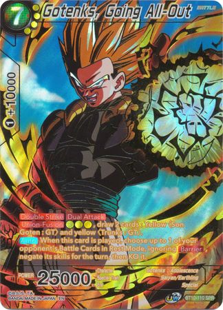 Gotenks, Going All-Out (SPR) (BT10-110) [Rise of the Unison Warrior 2nd Edition] | Tables and Towers