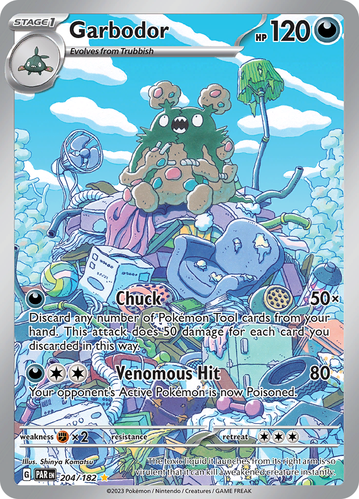 Garbodor (204/182) [Scarlet & Violet: Paradox Rift] | Tables and Towers