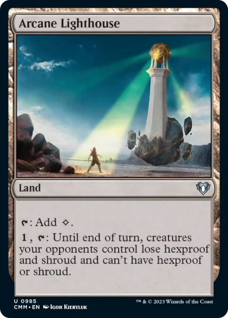 Arcane Lighthouse [Commander Masters] | Tables and Towers