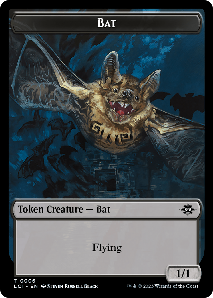 Gnome // Bat Double-Sided Token [The Lost Caverns of Ixalan Tokens] | Tables and Towers