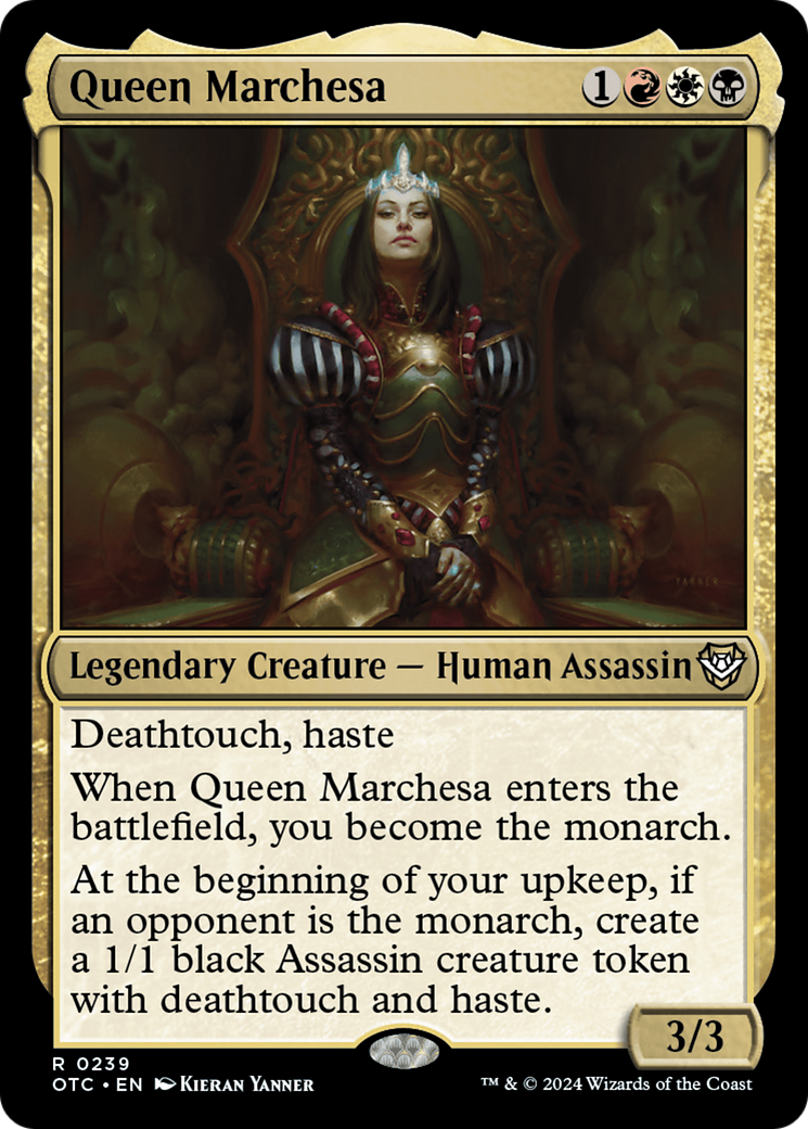 Queen Marchesa [Outlaws of Thunder Junction Commander] | Tables and Towers