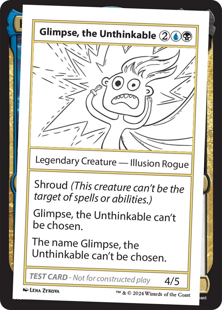 Glimpse, the Unthinkable [Mystery Booster 2 Playtest Cards] | Tables and Towers