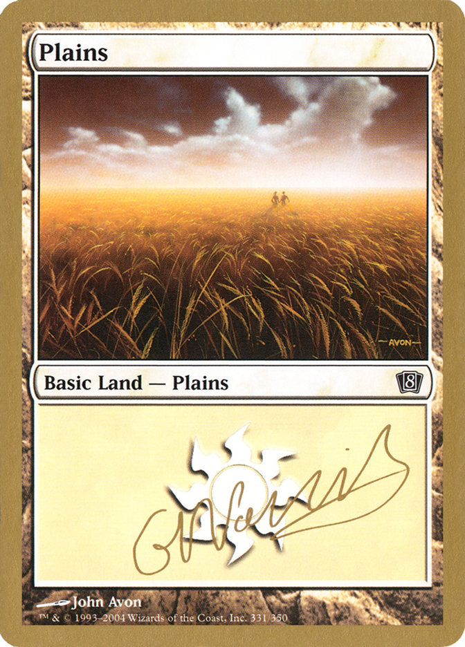 Plains (gn331) (Gabriel Nassif) [World Championship Decks 2004] | Tables and Towers