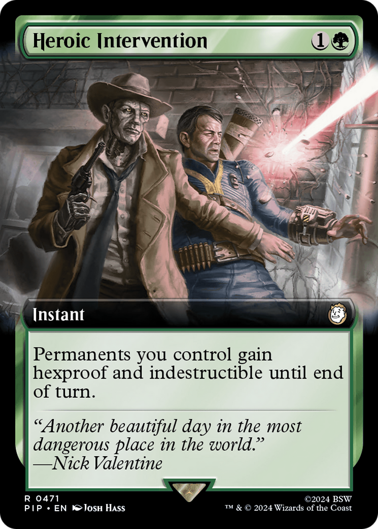 Heroic Intervention (Extended Art) [Fallout] | Tables and Towers