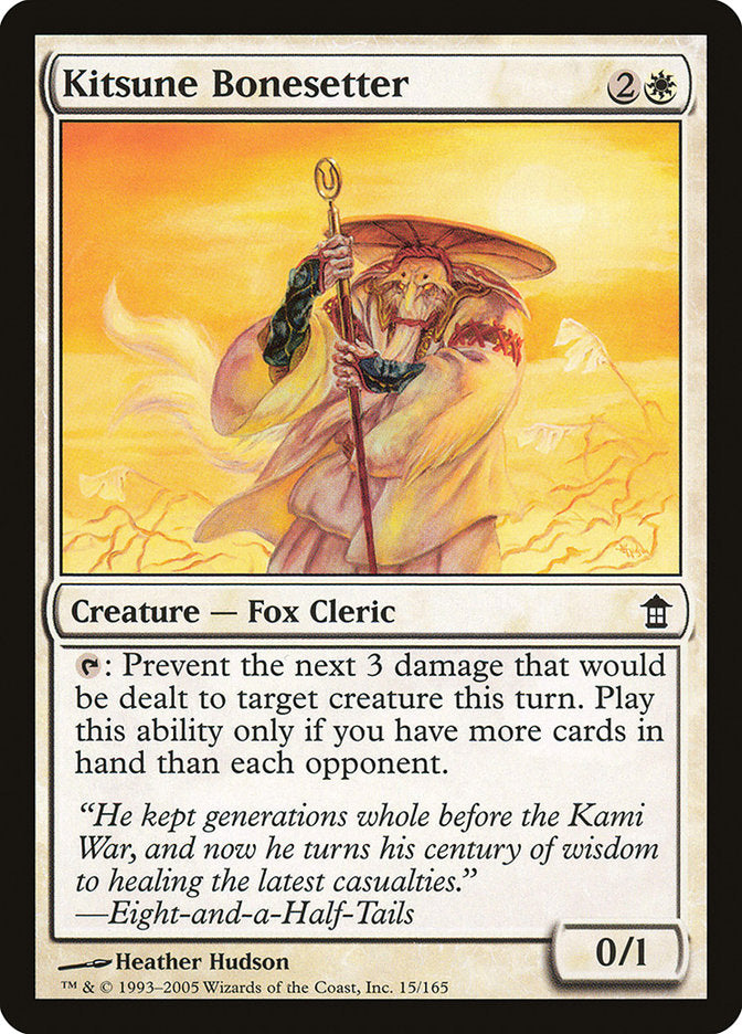 Kitsune Bonesetter [Saviors of Kamigawa] | Tables and Towers