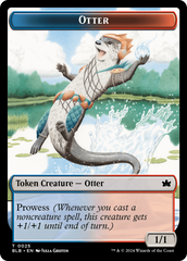 Otter // Copy Double-Sided Token [Bloomburrow Tokens] | Tables and Towers