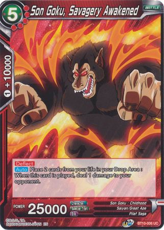 Son Goku, Savagery Awakened (BT10-006) [Rise of the Unison Warrior 2nd Edition] | Tables and Towers