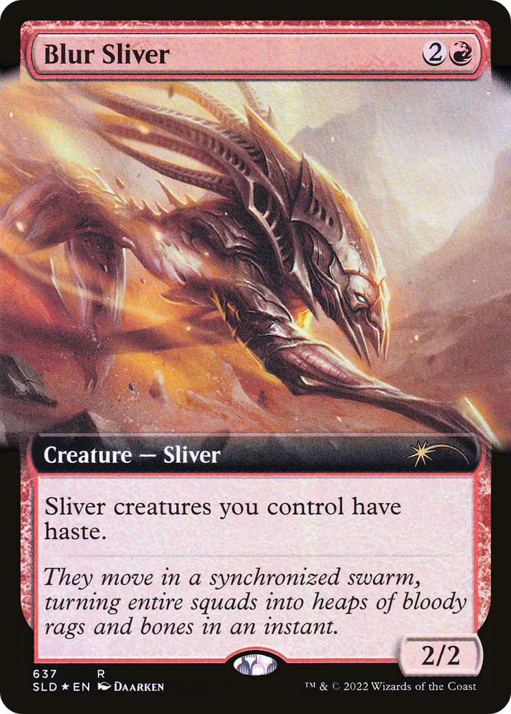 Blur Sliver (Extended Art) [Secret Lair Drop Promos] | Tables and Towers